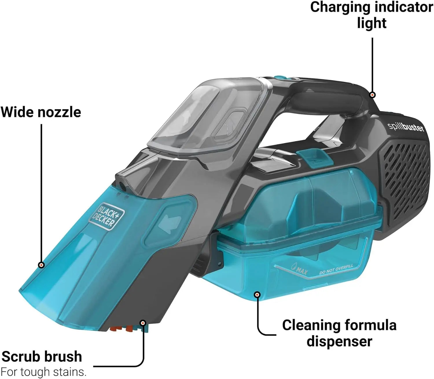 Open Box -  BLACK+DECKER spillbuster Cordless Spill + Spot Cleaner (BHSB320JP) (B086T5FFZW) BLACK+DECKERBullseye Deals