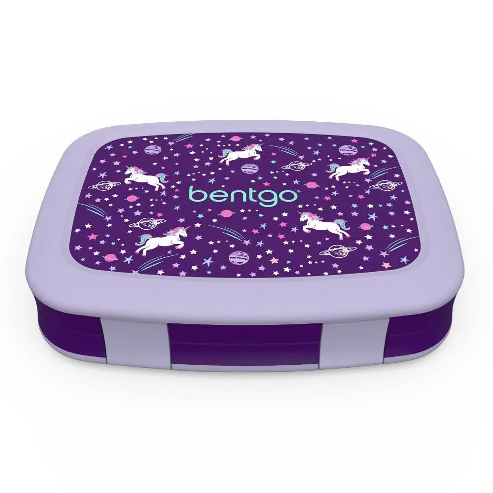 Open Box - Bentgo Kids' Prints Leak-proof, 5 Compartment Bento-Style Lunch Box BentgoBullseye Deals