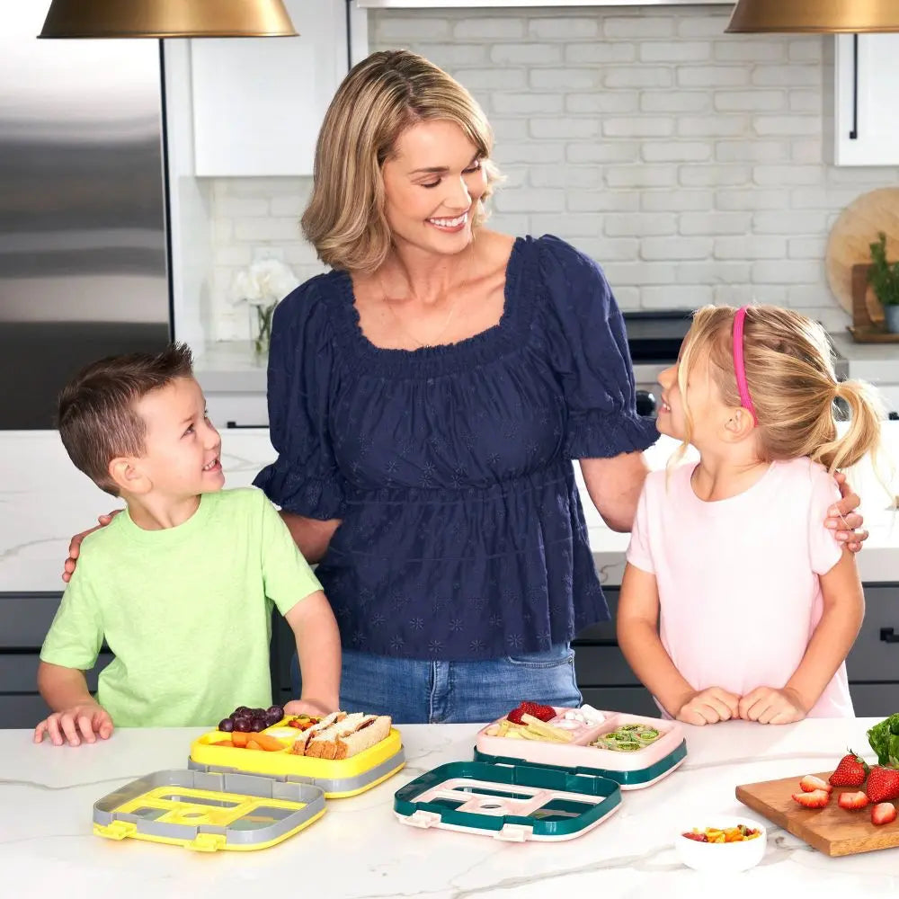 Open Box - Bentgo Kids' Prints Leak-proof, 5 Compartment Bento-Style Lunch Box BentgoBullseye Deals