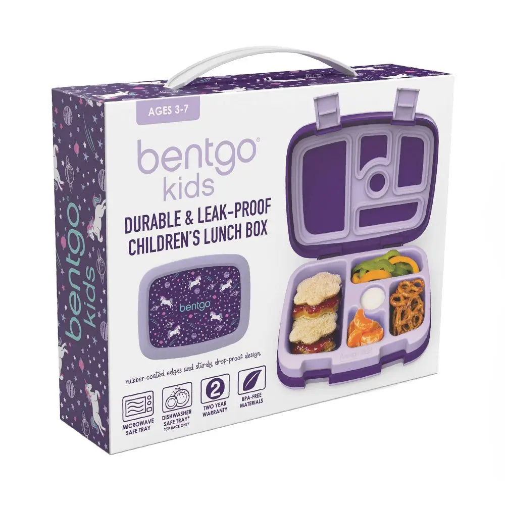 Open Box - Bentgo Kids' Prints Leak-proof, 5 Compartment Bento-Style Lunch Box BentgoBullseye Deals