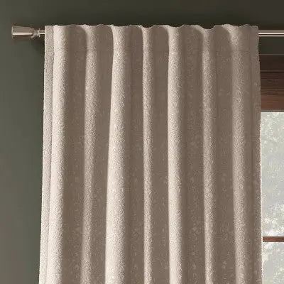 Open Box - Blackout Embossed Velvet Curtain Panel - Threshold ThresholdBullseye Deals