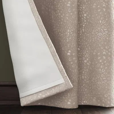 Open Box - Blackout Embossed Velvet Curtain Panel - Threshold ThresholdBullseye Deals