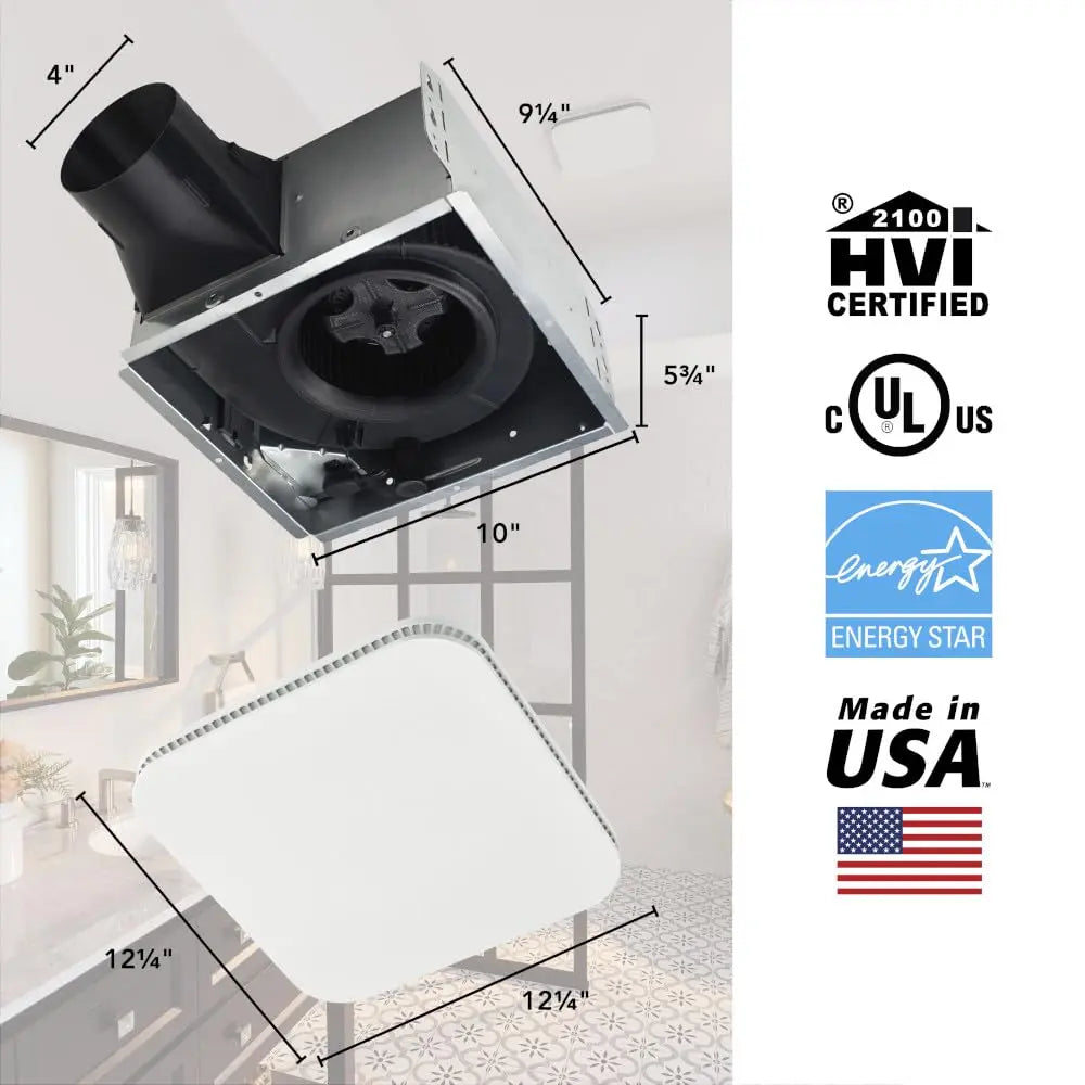 Open Box - Broan-NuTone AE110K - Exhaust Fans Ventilation Broan-NuToneBullseye Deals