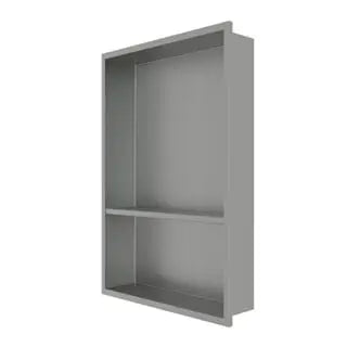 Open Box - CRAFT + MAIN N1422S-SS - Shower Niches Shower Stalls and Doors CRAFT + MAINBullseye Deals