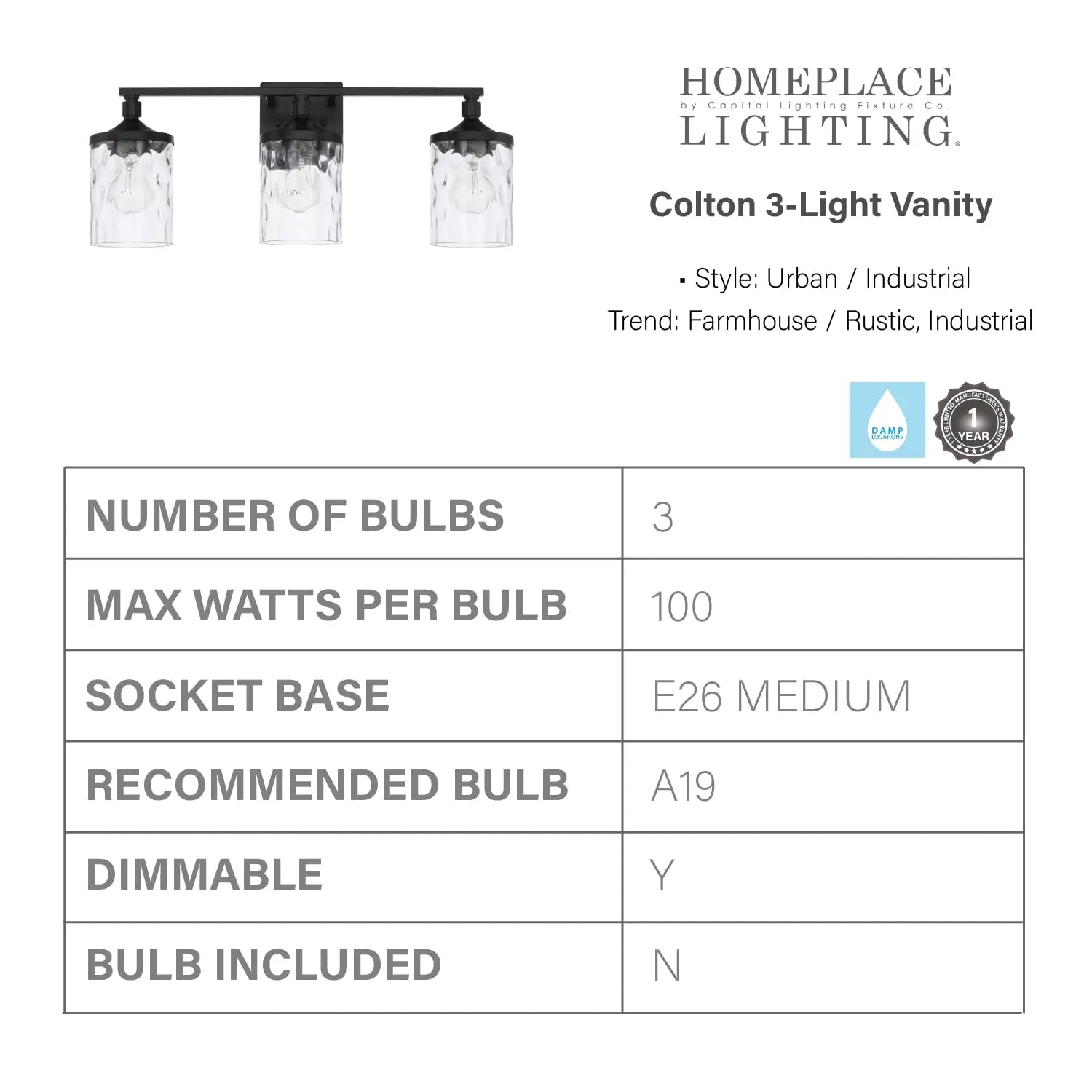 Open Box - Capital Lighting 128831MB-451 - Bathroom Fixtures Indoor Lighting Capital LightingBullseye Deals