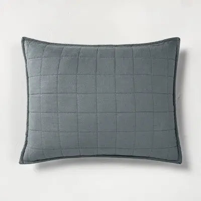 Open Box - Casaluna Linen-Blend Pillow Sham Minimalist OEKO-TEX CasalunaBullseye Deals