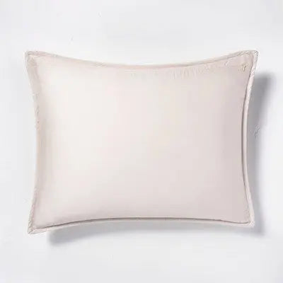Open Box - Casaluna Linen-Blend Pillow Sham Minimalist OEKO-TEX CasalunaBullseye Deals