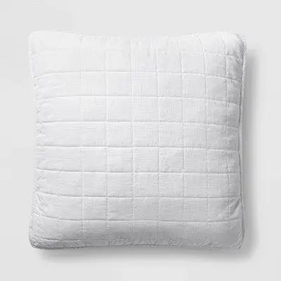 Open Box - Casaluna Pillow Sham Linen-Blend OEKO-TEX Minimalist CasalunaBullseye Deals