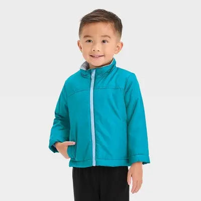 Open Box - Cat & Jack Toddler Kids Zip-Up Winter Puffer Windbreaker 3-In-1 Jacket Cat & JackBullseye Deals