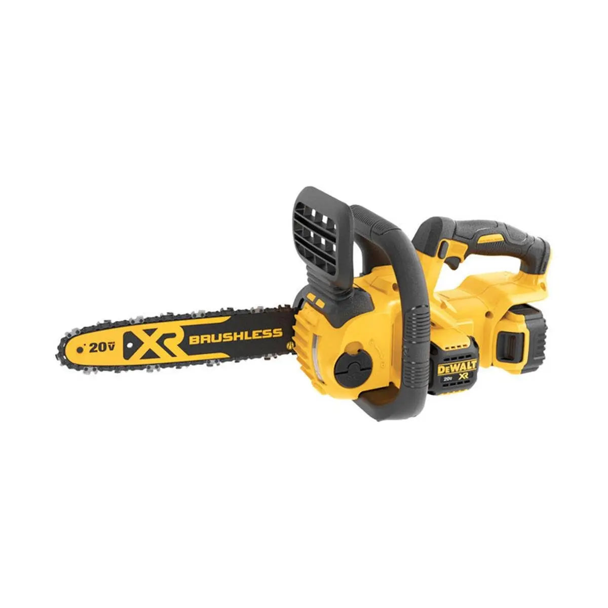 Open Box - DEWALT 12 in. 20V MAX Lithium-Ion Cordless Brushless Chainsaw with (1) 5.0Ah Battery and Charger Included DEWALTBullseye Deals