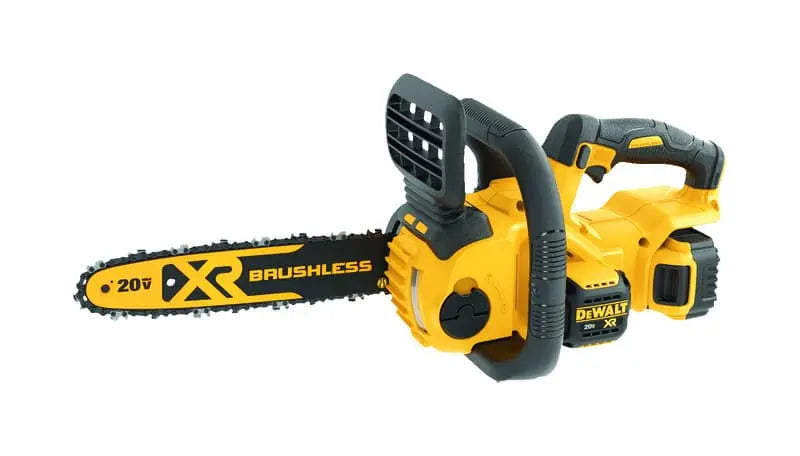 Open Box - DEWALT 12 in. 20V MAX Lithium-Ion Cordless Brushless Chainsaw with (1) 5.0Ah Battery and Charger Included DEWALTBullseye Deals