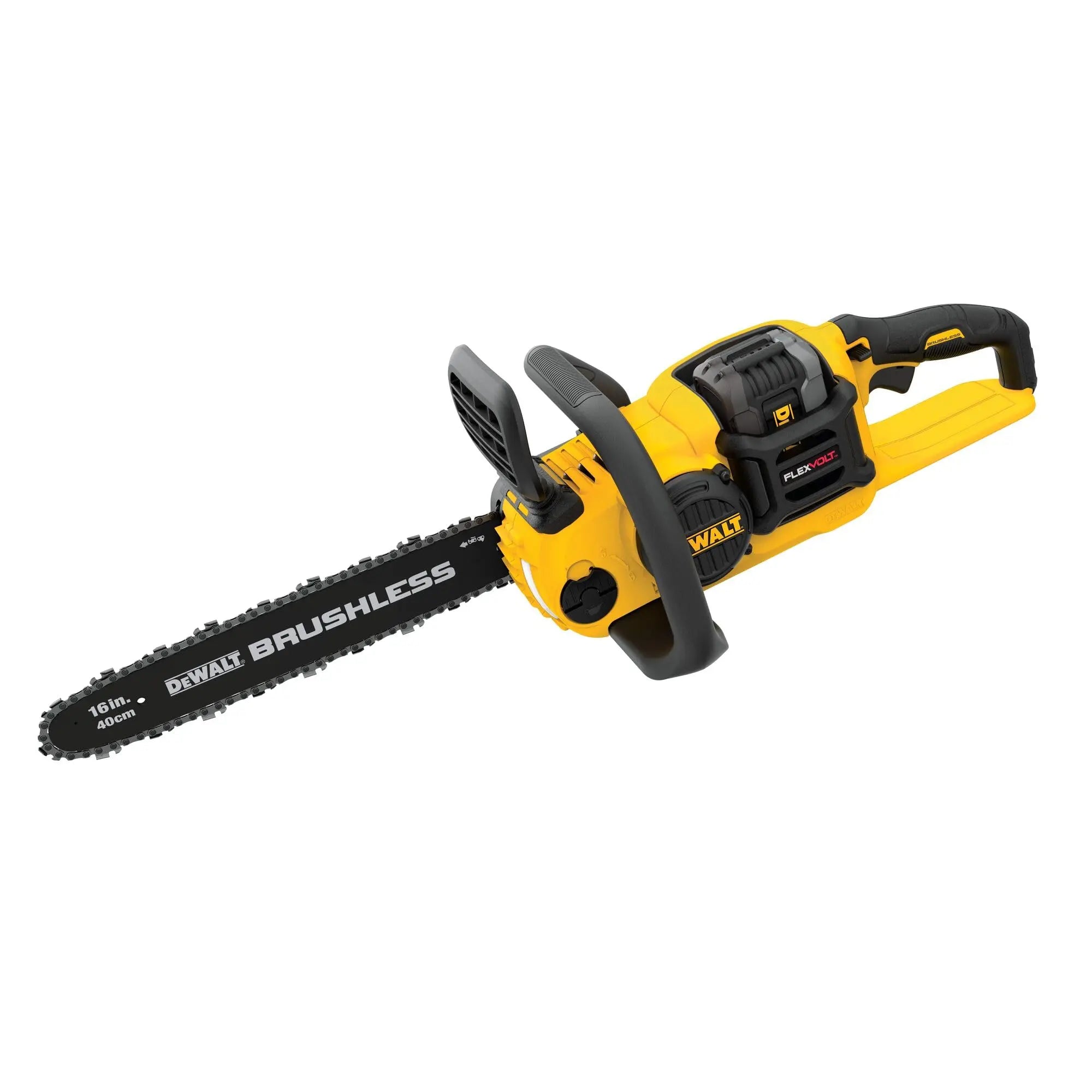 Open Box - DEWALT 16 in. 60V MAX Lithium-Ion Cordless FLEXVOLT Brushless Chainsaw with (1) 2.0Ah Battery and Charger Included DEWALTBullseye Deals