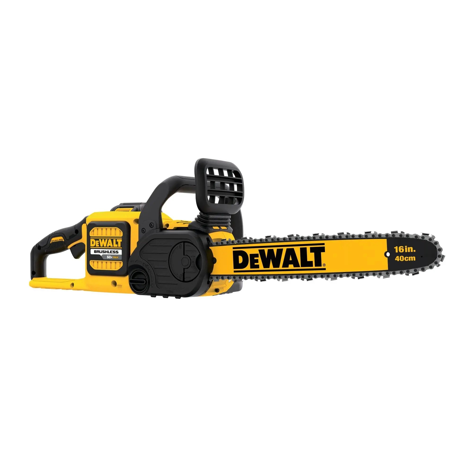 Open Box - DEWALT 16 in. 60V MAX Lithium-Ion Cordless FLEXVOLT Brushless Chainsaw with (1) 2.0Ah Battery and Charger Included DEWALTBullseye Deals