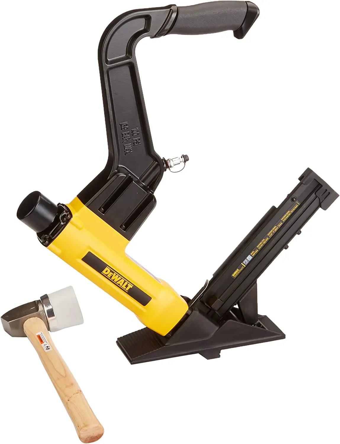 Open Box -  DEWALT 2-in-1 Pneumatic 15.5-Gauge and 16-Gauge Flooring Tool DEWALTBullseye Deals