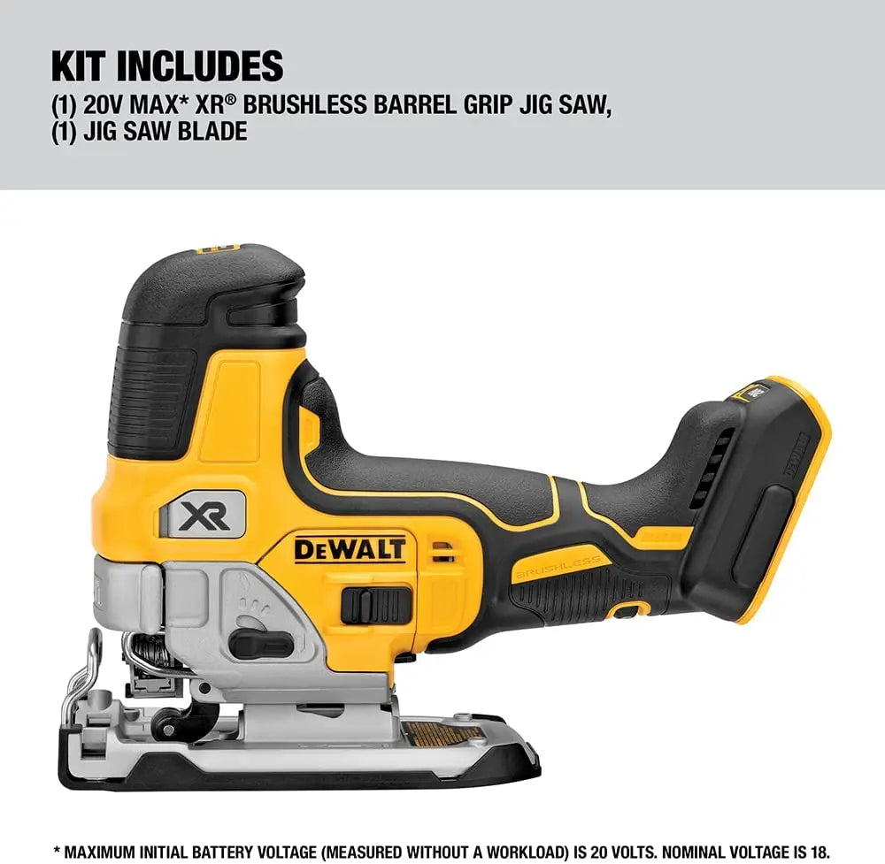 Open Box -  DEWALT 20-Volt MAX Cordless Body Grip Jig Saw (Tool-Only) DEWALTBullseye Deals