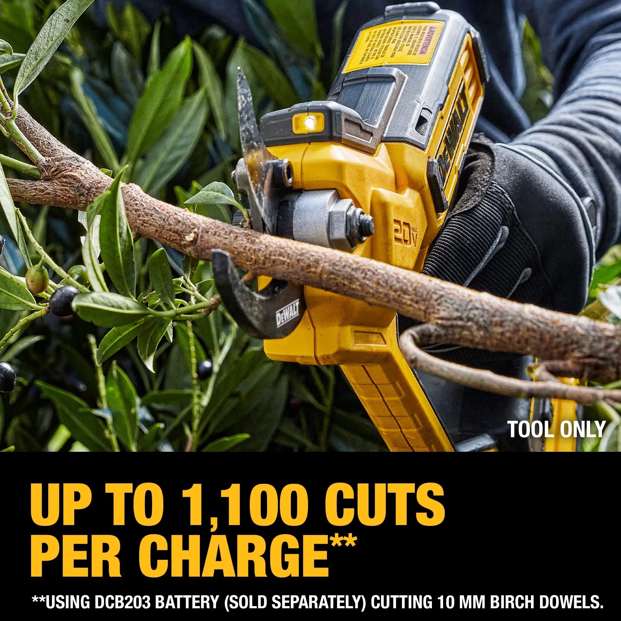 Open Box -  DEWALT 20-Volt MAX Cordless Pruner (Tool-Only) DEWALTBullseye Deals