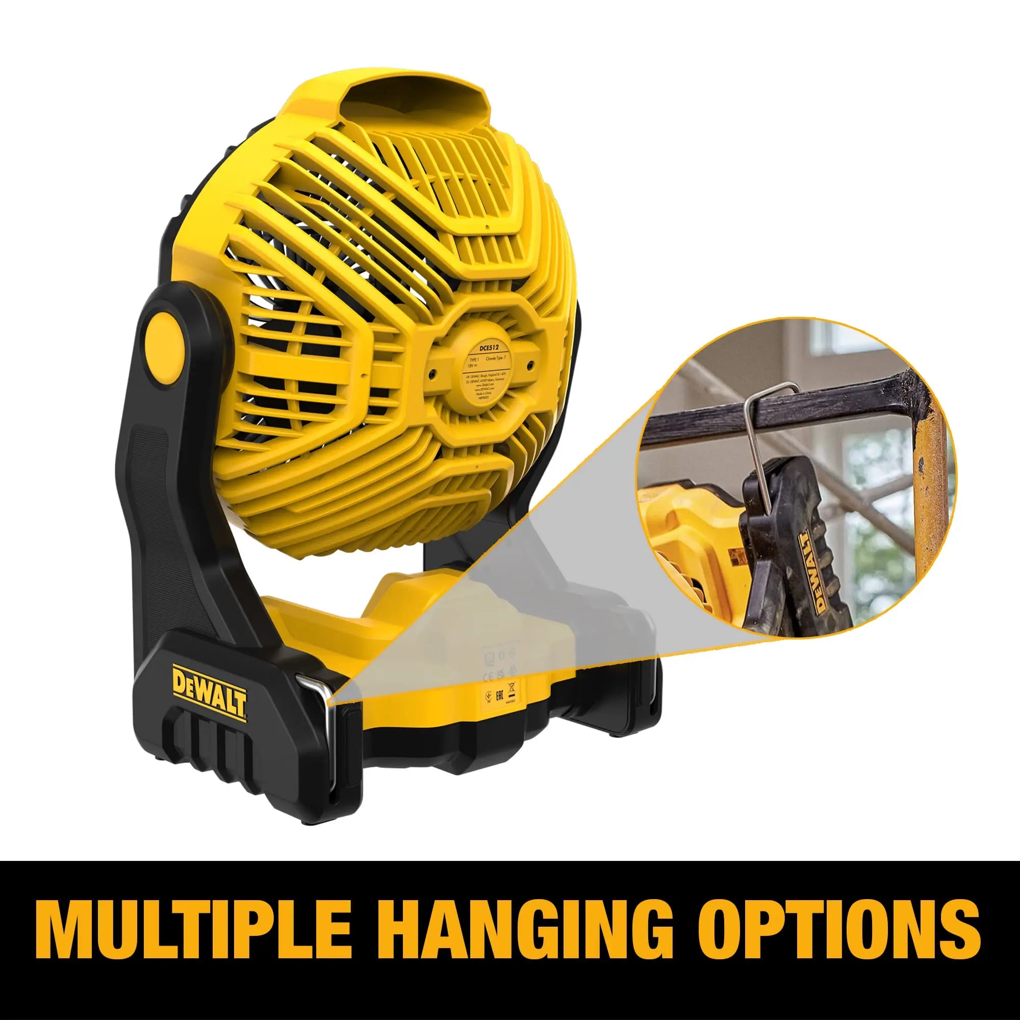 Open Box - DEWALT 20-Volt MAX Jobsite Fan DEWALT
