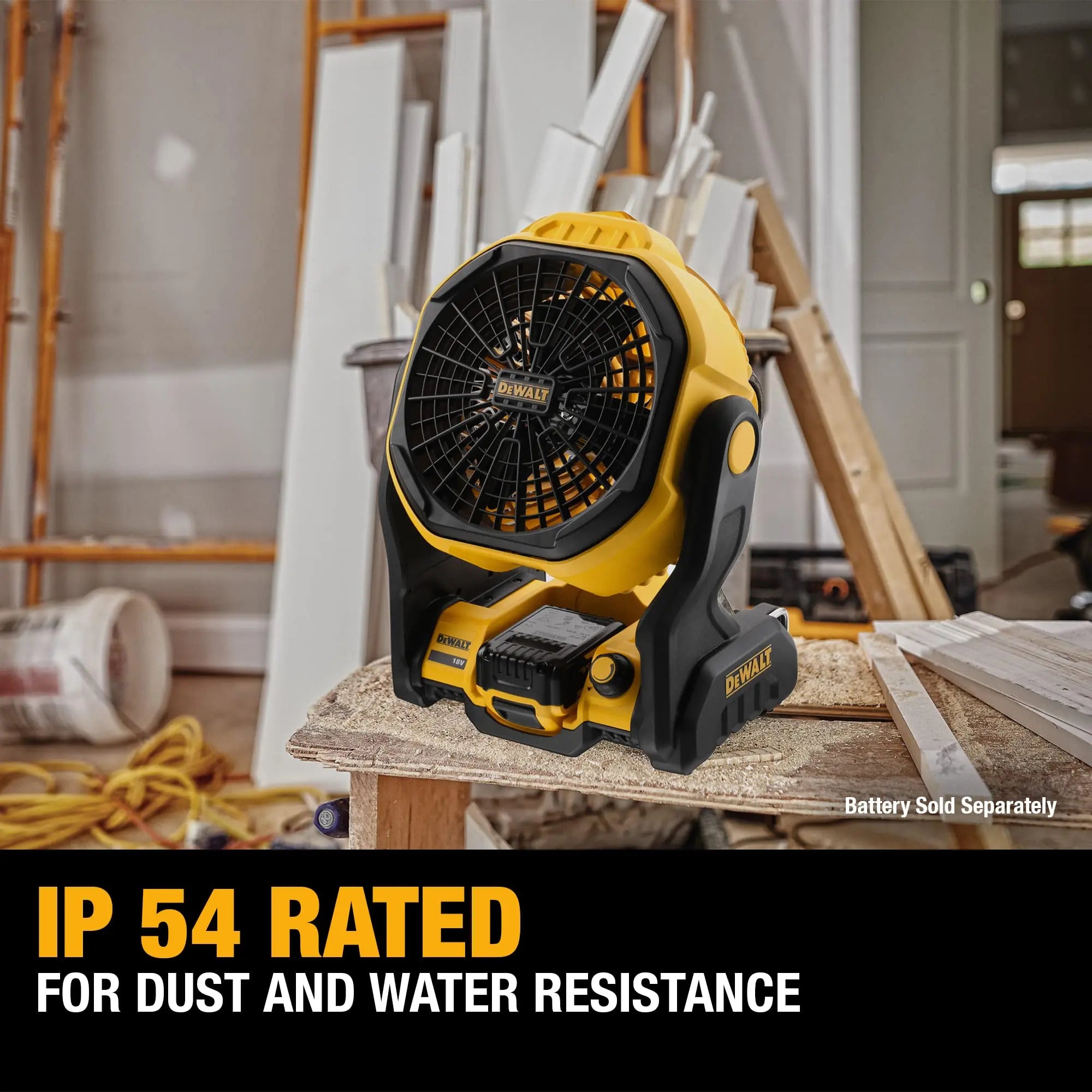 Open Box -  DEWALT 20-Volt MAX Jobsite Fan DEWALTBullseye Deals