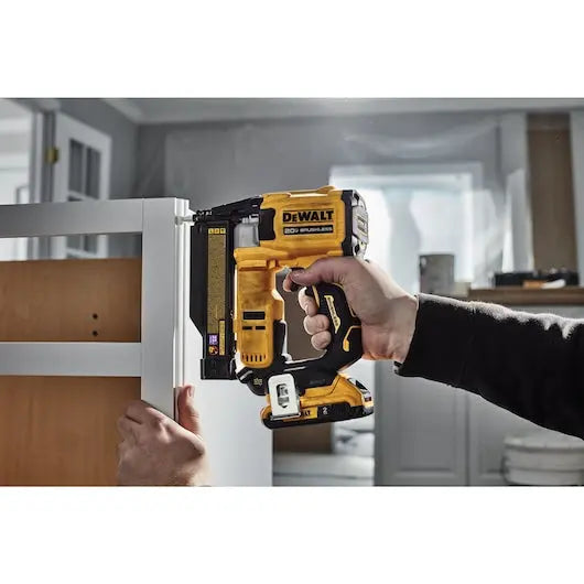 Open Box -  DEWALT 20-Volt MAX Lithium-Ion Cordless 23-Gauge Pin Nailer Kit with 2.0 Ah Battery Pack and Charger DEWALTBullseye Deals