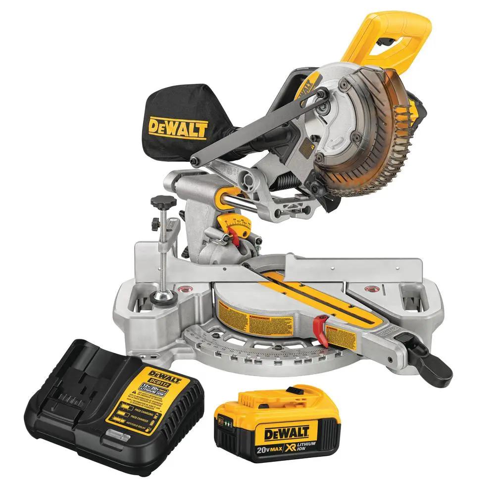 Open Box -  DEWALT 20-Volt MAX Lithium-Ion Cordless 7-1/4 in. Miter Saw with Battery DEWALTBullseye Deals