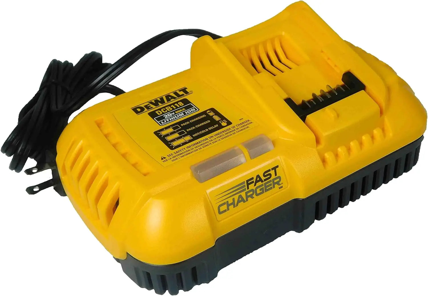 Open Box -  DEWALT 20-Volt MAX Lithium-Ion Fan Cooled Fast Battery Charger - Secondipity