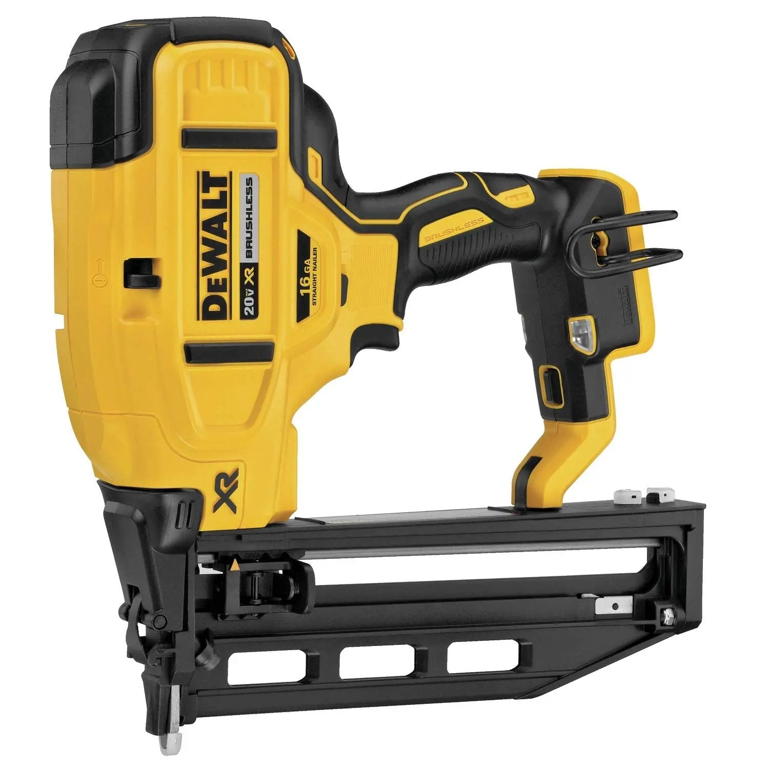 Open Box -  DEWALT 20-Volt MAX XR 16-Gauge Lithium-Ion Cordless Finish Nailer (Tool-Only) DEWALTBullseye Deals