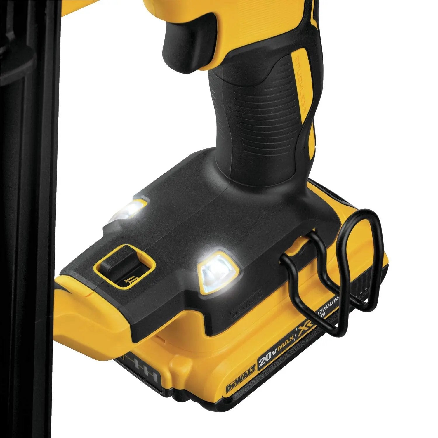 Open Box -  DEWALT 20-Volt MAX XR 16-Gauge Lithium-Ion Cordless Finish Nailer (Tool-Only) DEWALTBullseye Deals