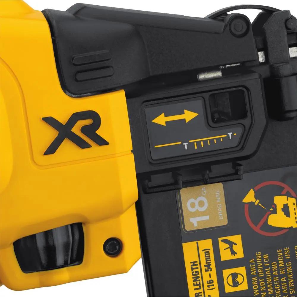 Open Box -  DEWALT 20-Volt MAX XR Lithium-Ion Cordless 18-Gauge Brad Nailer (Tool-Only) DEWALTBullseye Deals