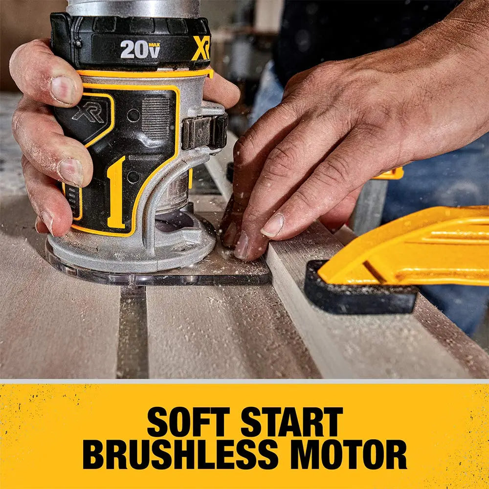 Open Box -  DEWALT 20-Volt MAX XR Lithium-Ion Cordless Brushless Router (Tool-Only) DewaltBullseye Deals