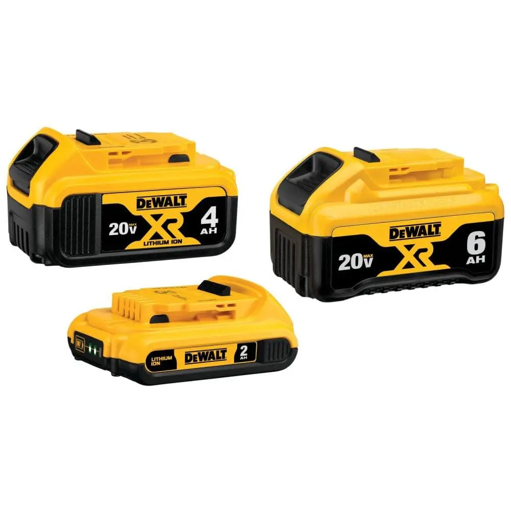 Open Box -  DEWALT 20-Volt MAX XR Lithium-Ion Premium Battery Pack (1) 6.0Ah Battery, (1) 4.0Ah Battery & (1) 2.0Ah Battery DEWALTBullseye Deals