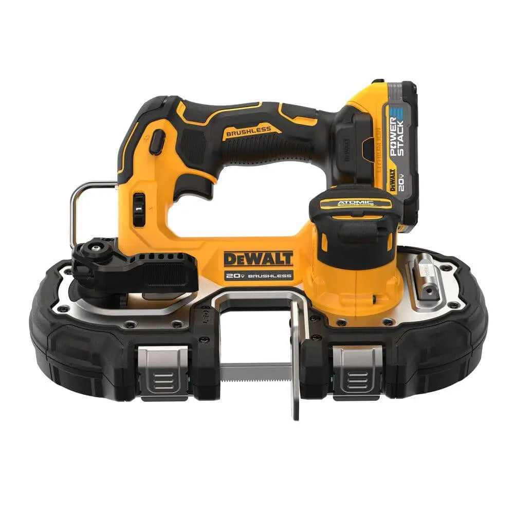 Open Box -  DEWALT 20V MAX ATOMIC with POWERSTACK Cordless Compact Band Saw Kit (Battery & Charger) DEWALTBullseye Deals