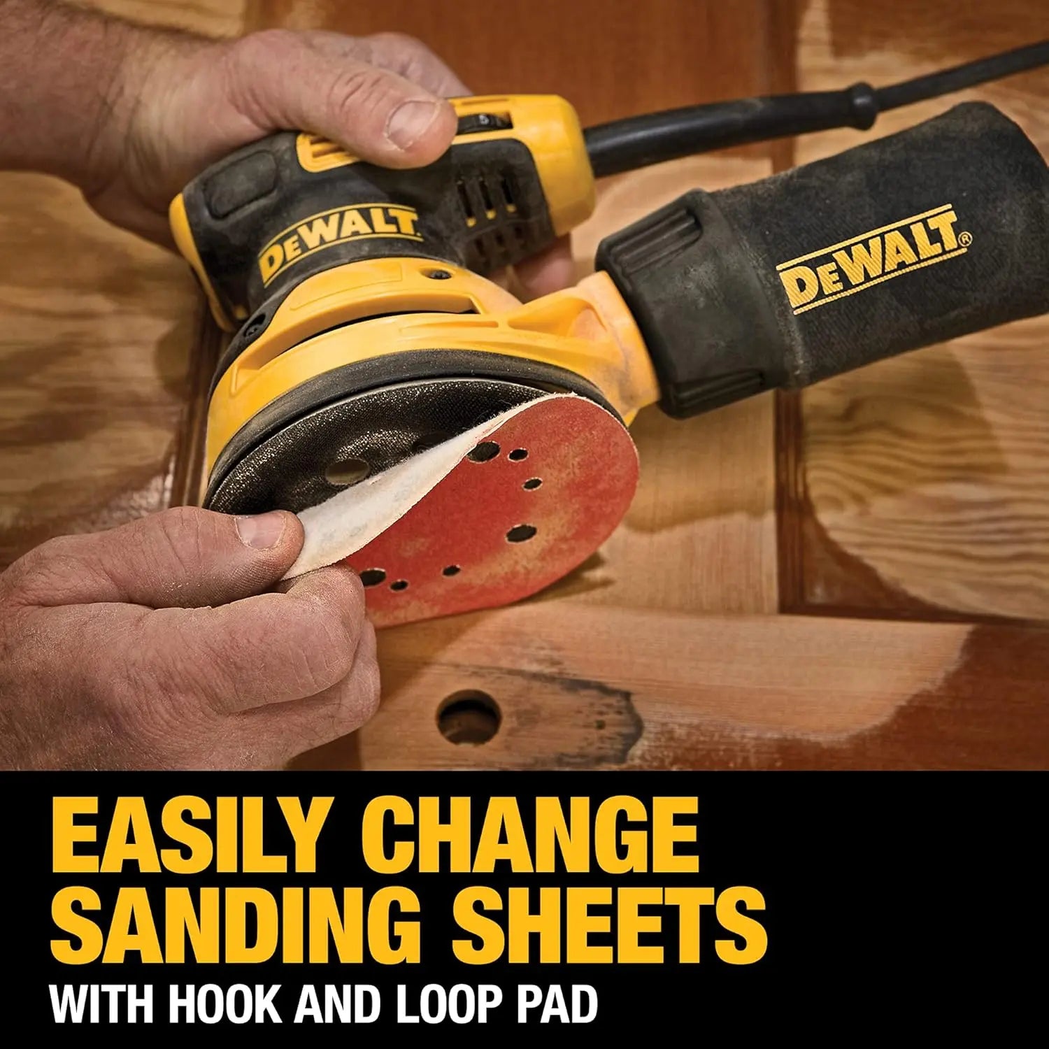 Open Box -  DEWALT 3 Amp Corded 5 in. Variable Speed Random Orbital Sander DEWALTBullseye Deals