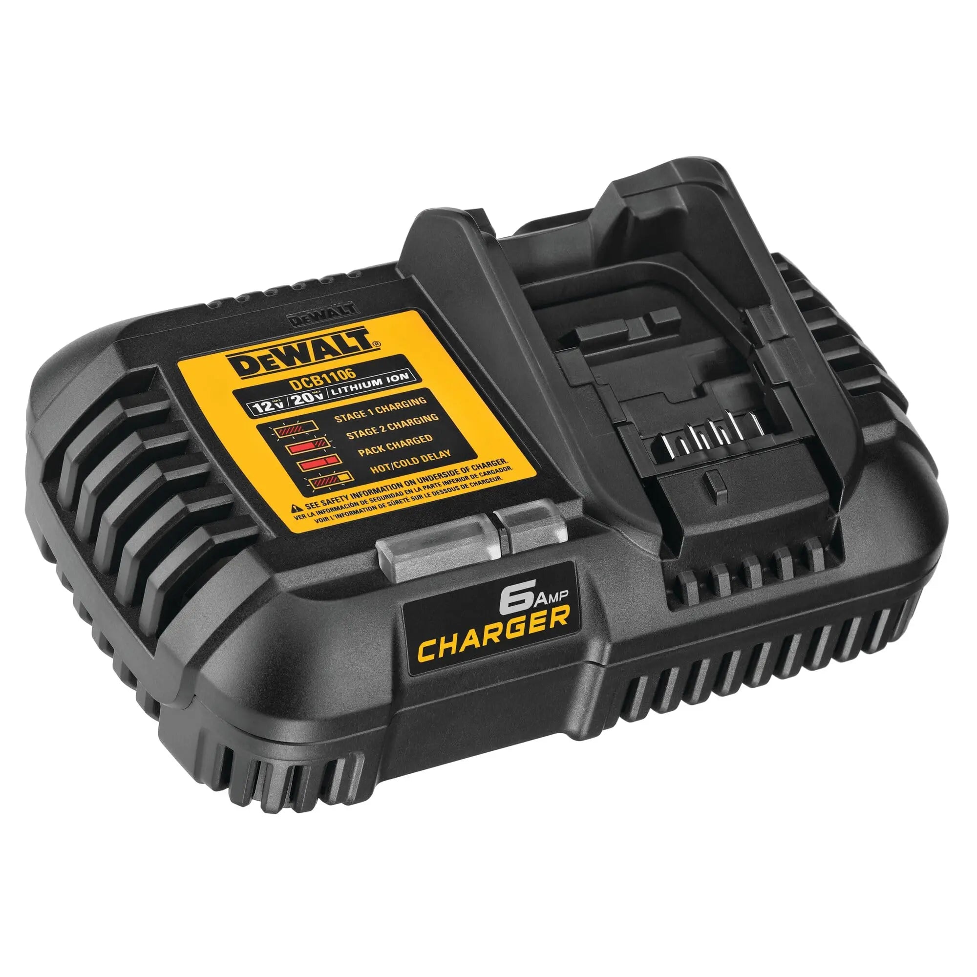 Open Box -  DEWALT 6 Amp Battery Charger DEWALTBullseye Deals