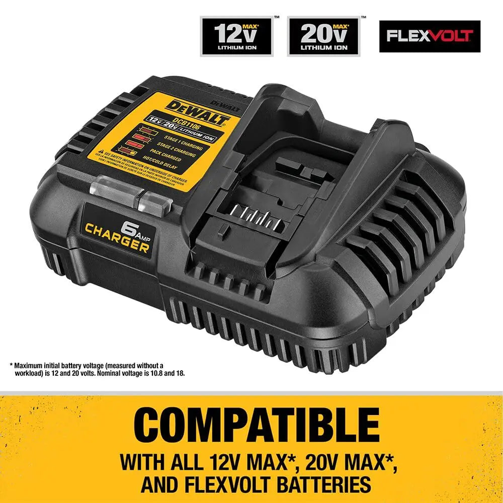 Open Box -  DEWALT 6 Amp Battery Charger DEWALTBullseye Deals