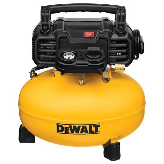 Open Box -  DEWALT 6 Gal. 18-Gauge Brad Nailer Pancake Electric Air Compressor Kit (1-Tool) DEWALTBullseye Deals