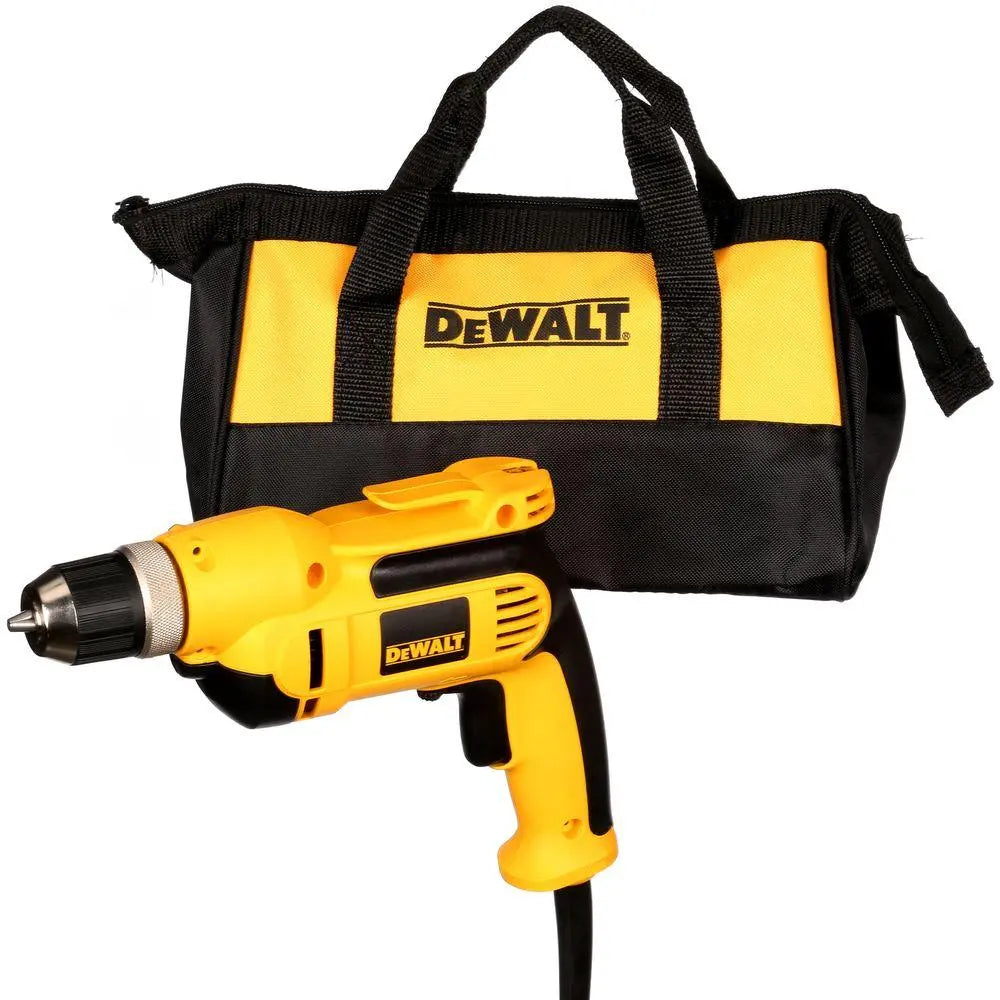 Open Box -  DEWALT 8 Amp Corded 3/8 in. Pistol Grip Drill - DWD110K DEWALTBullseye Deals