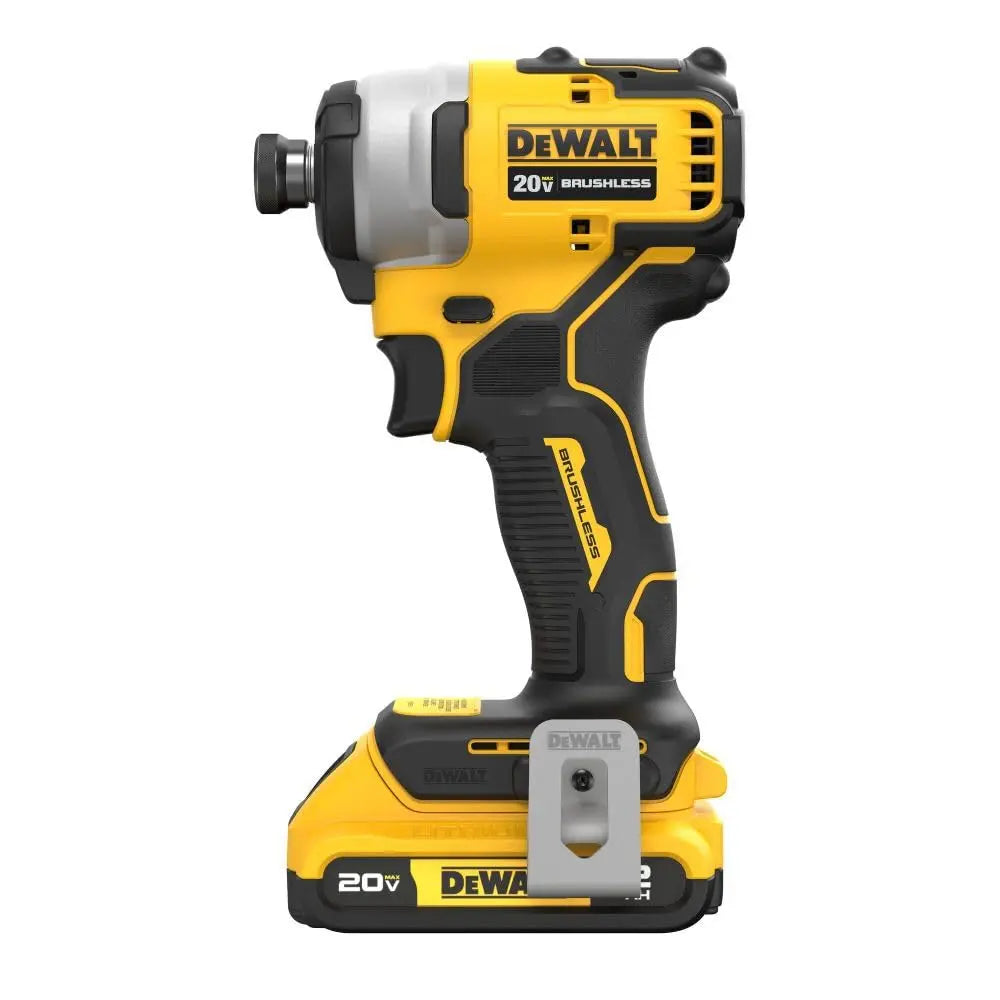 Open Box -  DEWALT ATOMIC 20V Max Lithium-Ion Brushless Cordless Compact 1/4 in. Impact Driver Kit with 2.0Ah Battery, Charger and Bag DEWALTBullseye Deals