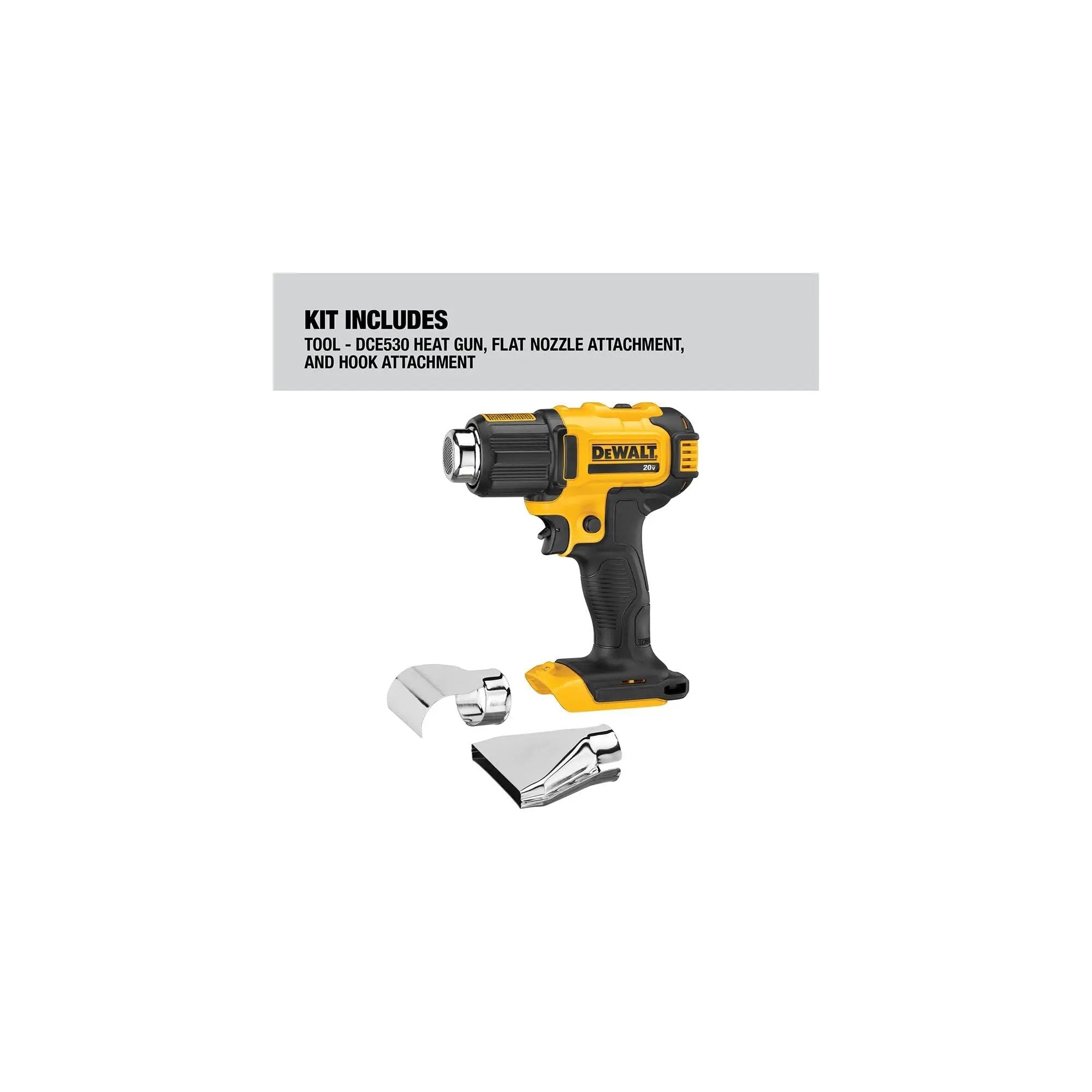 Open Box -  DEWALT DCE530B 20V MAX Heat Gun Kit DEWALTBullseye Deals