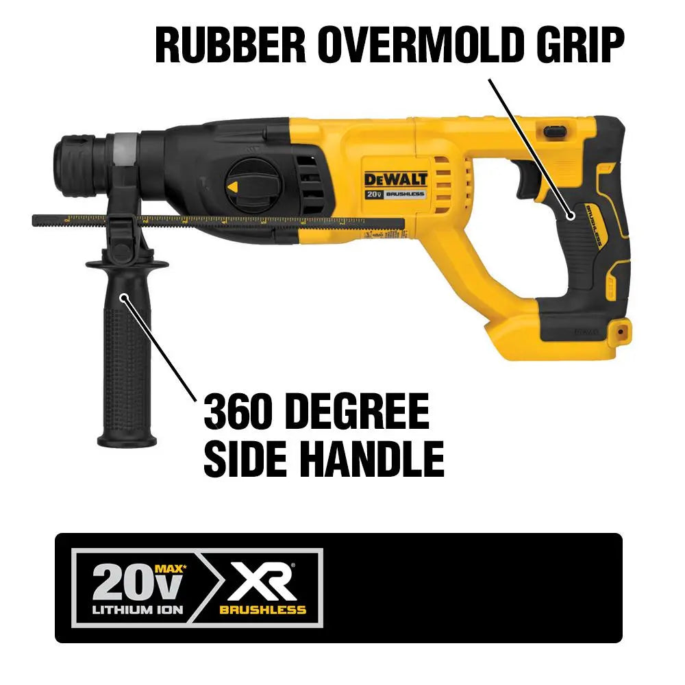 Open Box -  DEWALT DCH133B XR 20-Volt Max 1-in SDS-Plus Cordless Rotary Hammer (Tool Only) DEWALTBullseye Deals