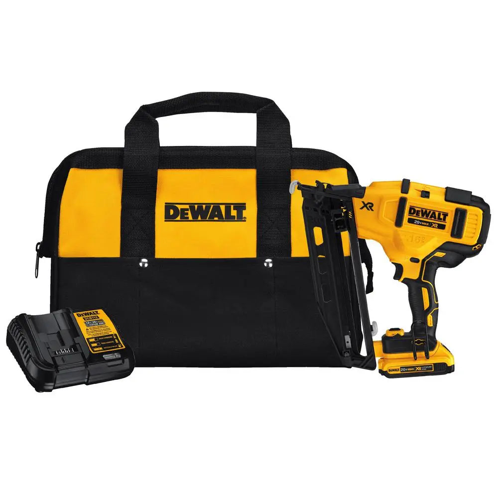Open Box -  DEWALT DCN660D1 Cordless 20-Volt Max 16-Gauge Angled Finish Nailer Kit DEWALTBullseye Deals