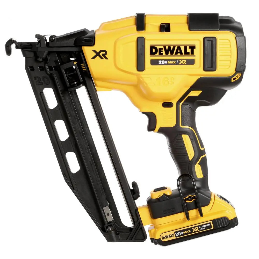 Open Box -  DEWALT DCN660D1 Cordless 20-Volt Max 16-Gauge Angled Finish Nailer Kit DEWALTBullseye Deals