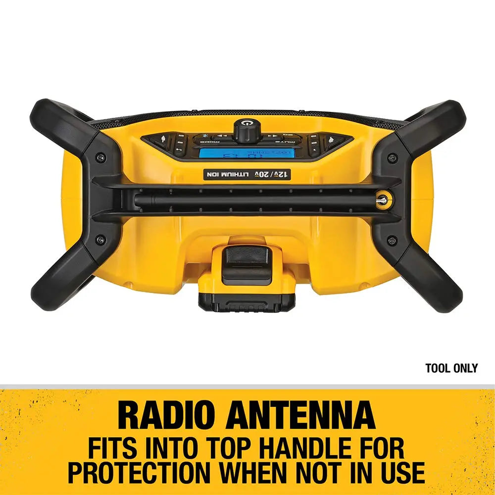 Open Box -  DEWALT DCR028B 20-Volt MAX Compact Bluetooth Radio (Tool Only) DEWALTBullseye Deals