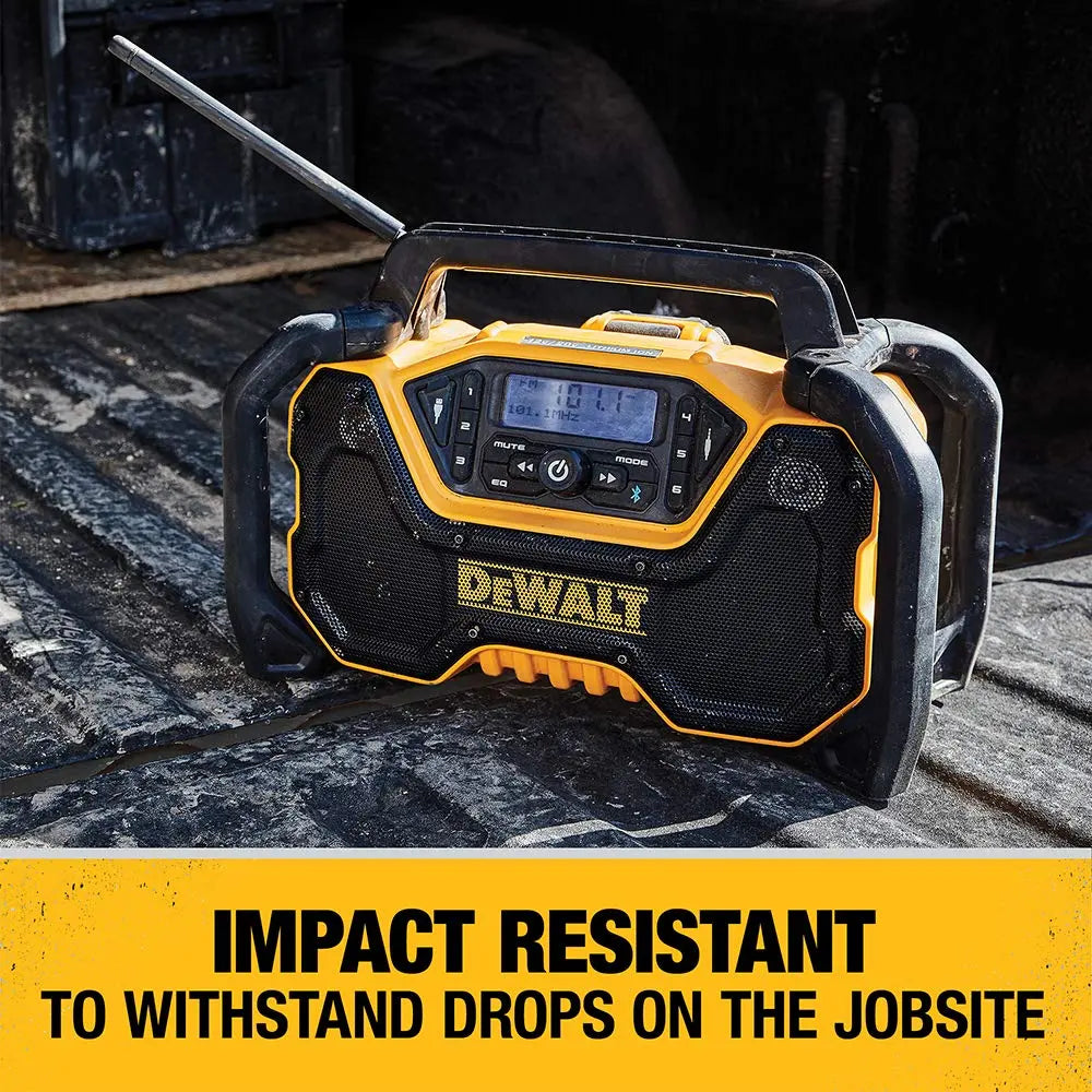 Open Box -  DEWALT DCR028B 20-Volt MAX Compact Bluetooth Radio (Tool Only) DEWALTBullseye Deals