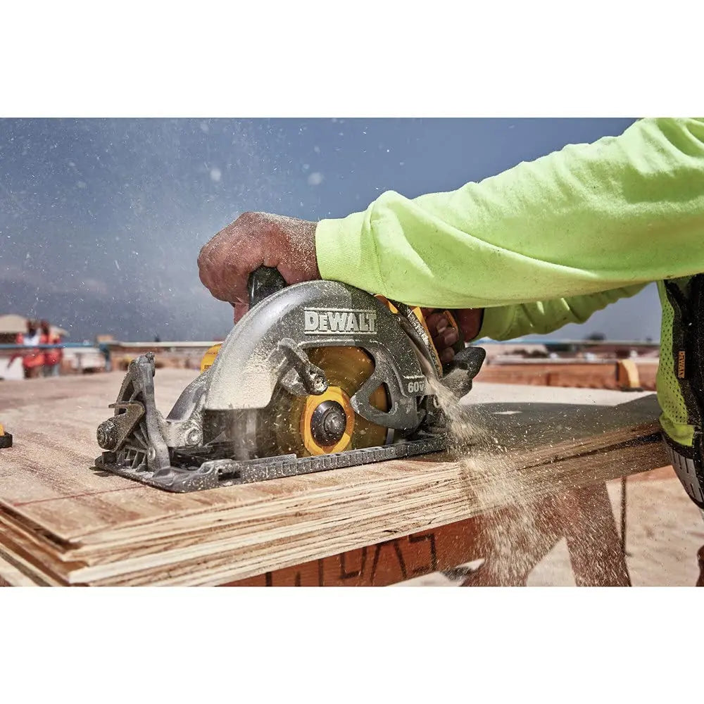 Open Box -  DEWALT DCS577B FLEXVOLT 60-V MAX Lithium-Ion Cordless Brushless Circular Saw DEWALTBullseye Deals