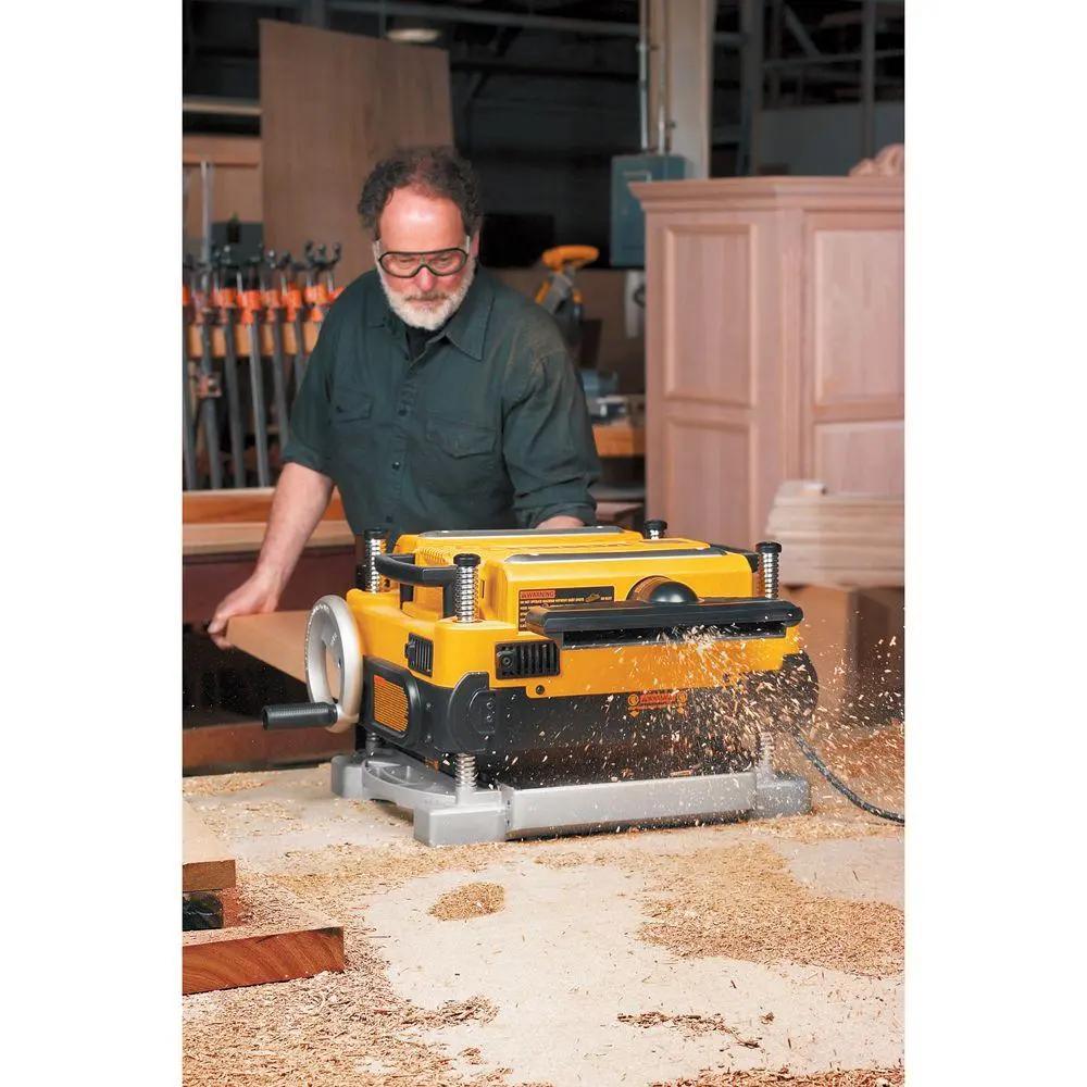 Open Box -  DEWALT DW735X 15 Amp 13" Heavy-Duty 2-Speed Thickness Planer with Knives/Tables DEWALTBullseye Deals