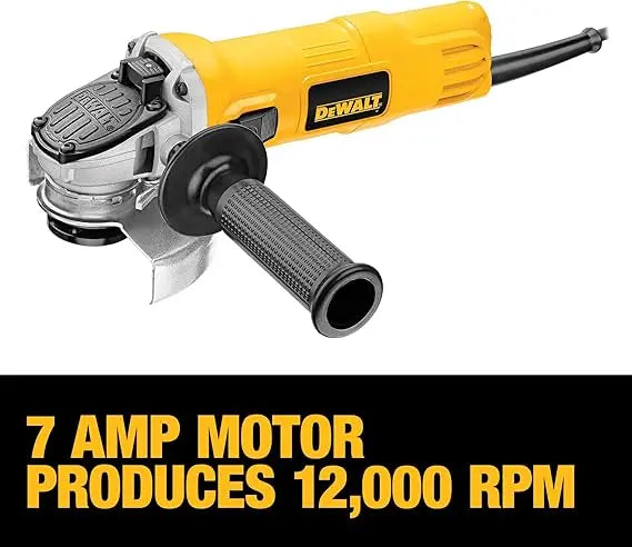 Open Box -  DEWALT DWE4011 Small Angle Grinder with One-Touch Guard, 4-1/2 -Inch DEWALTBullseye Deals