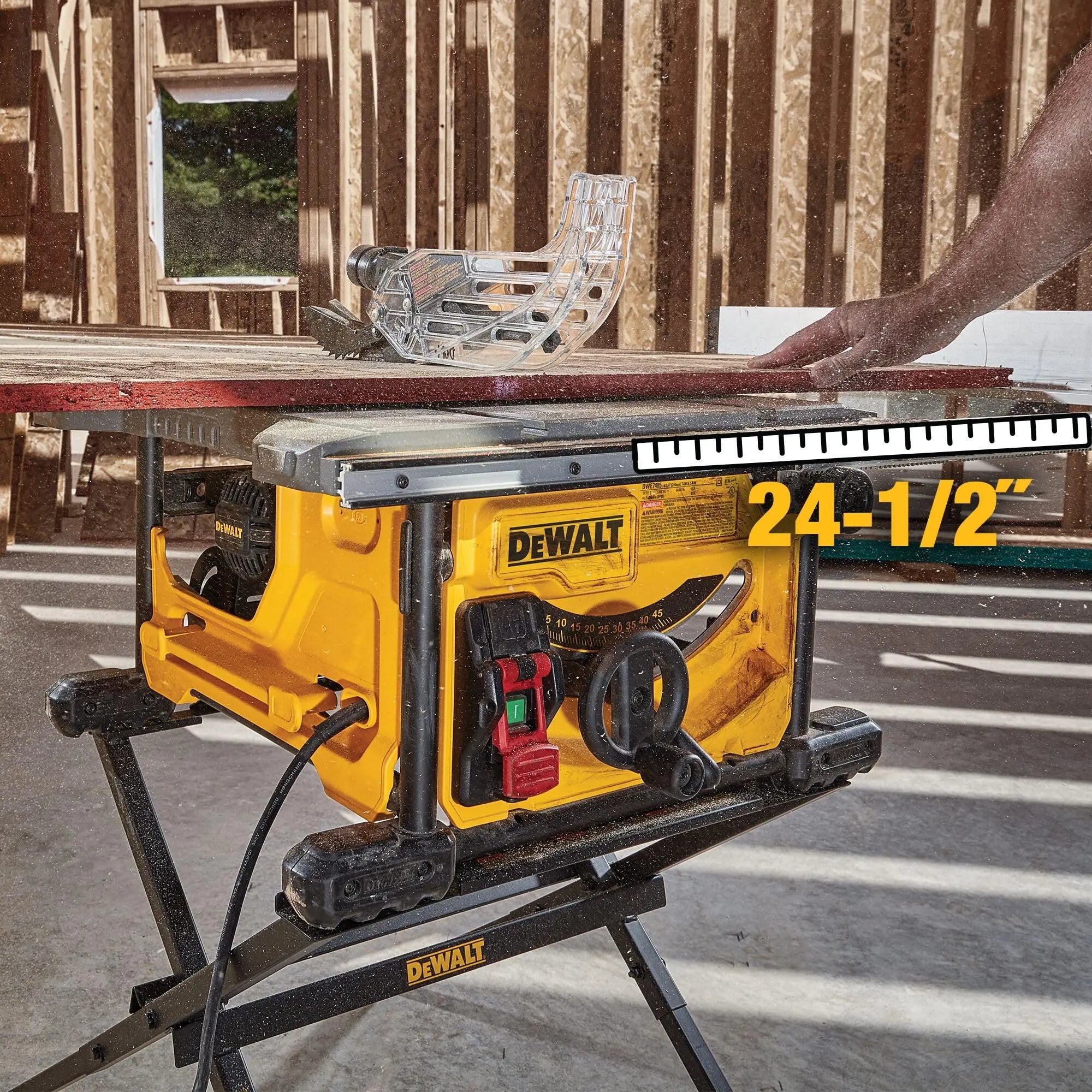 Open Box - DEWALT DWE7485 8-1/4 in. Compact Jobsite Tablesaw - Secondipity