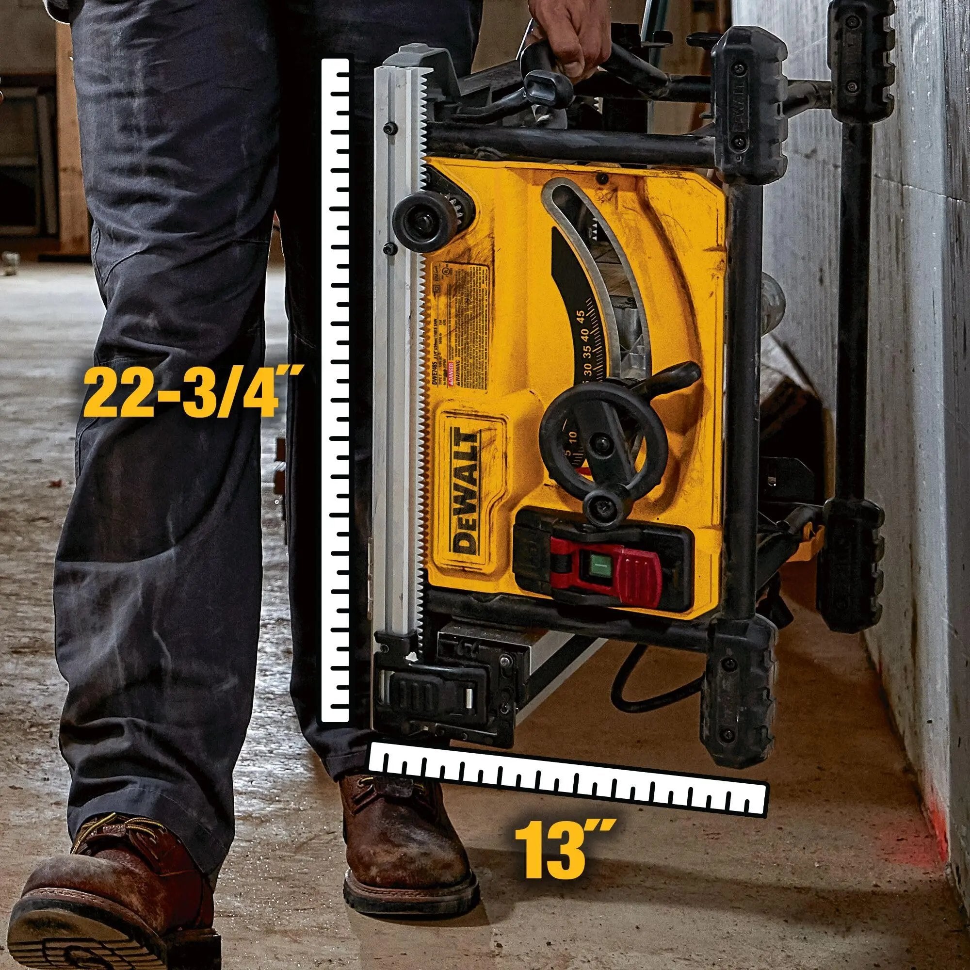 Open Box -  DEWALT DWE7485 8-1/4 in. Compact Jobsite Tablesaw DEWALTBullseye Deals