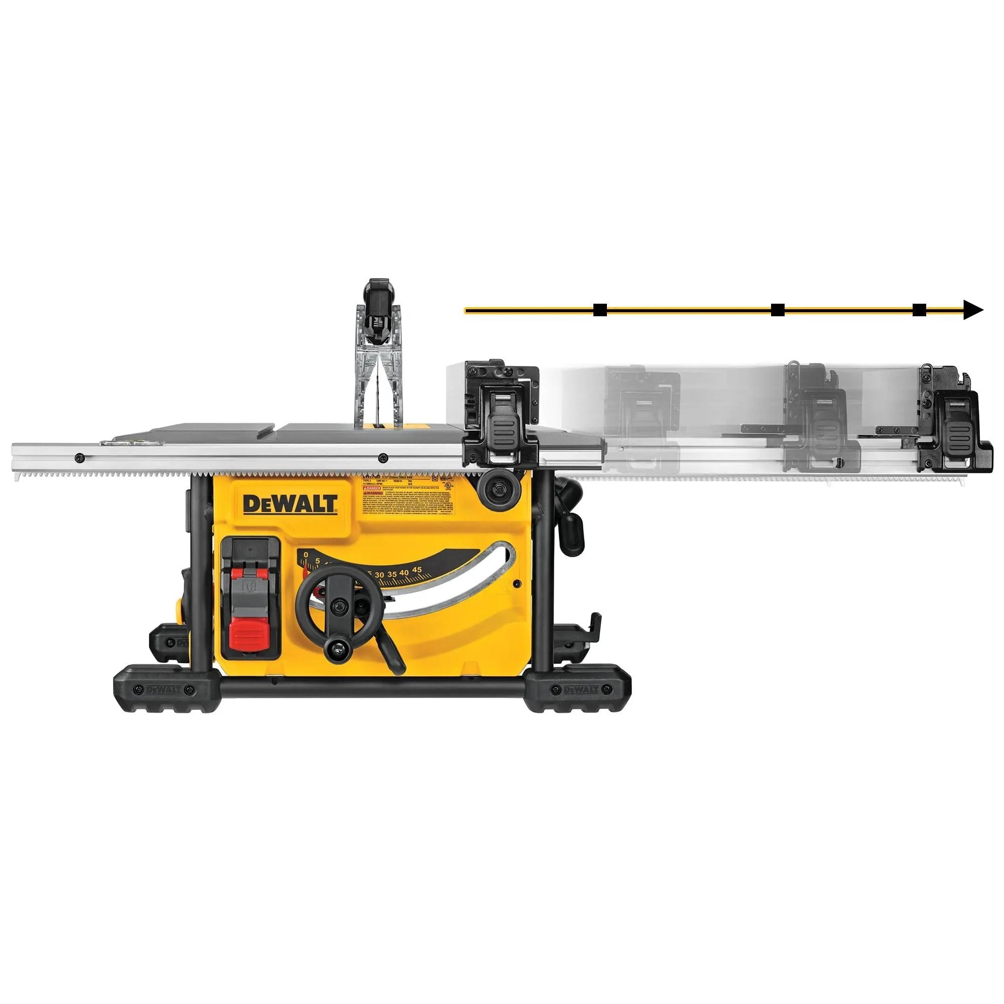 Open Box -  DEWALT DWE7485 8-1/4 in. Compact Jobsite Tablesaw DEWALTBullseye Deals
