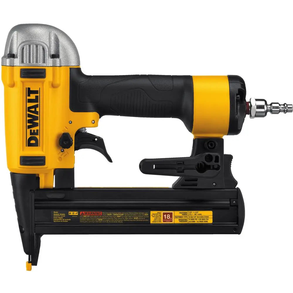 Open Box -  DEWALT DWFP1838 Pneumatic 18-Gauge 1/4 in. Crown Stapler DEWALTBullseye Deals
